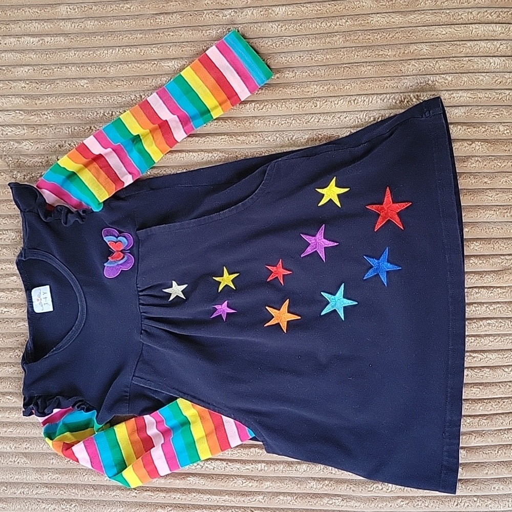 3/20$ Dress 3-4 Years Old 95%cotton